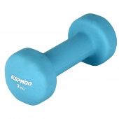 Гантель неопреновая ESPADO ES1115 1/10, голубая (2кг)