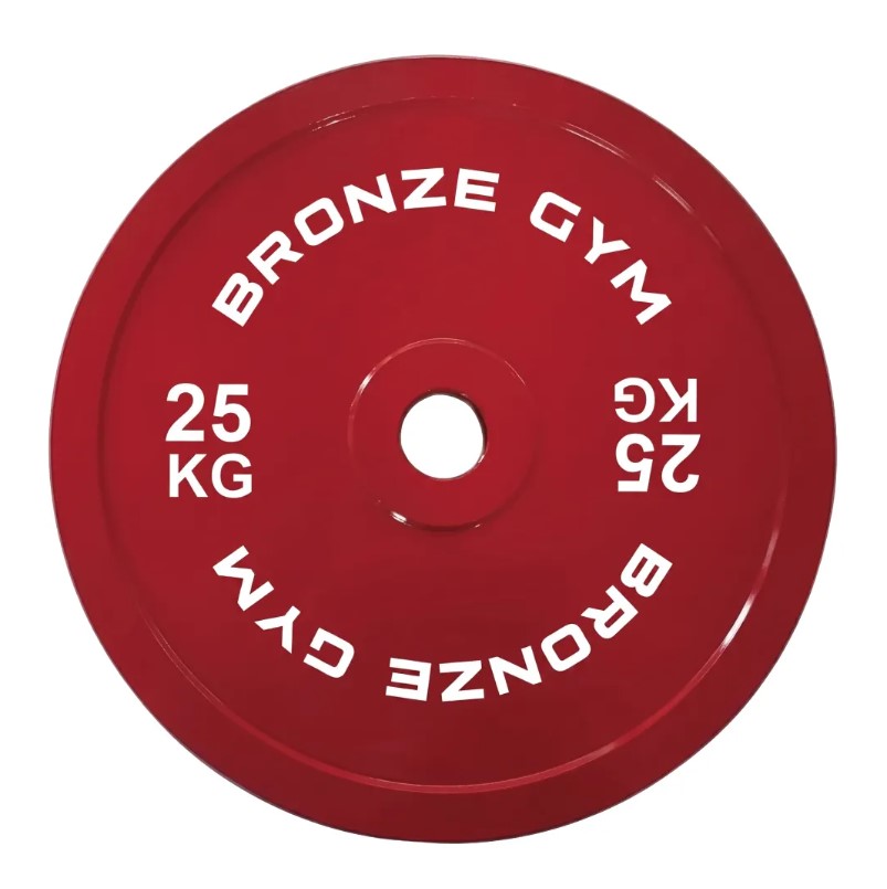 Диск калиброванный BRONZE GYM для пауэрлифтинга (25 кг)