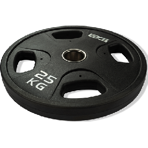 Диск олимпийский обрезиненный черный BRONZE GYM BG-PA-PL-P250 d51мм (25 кг)