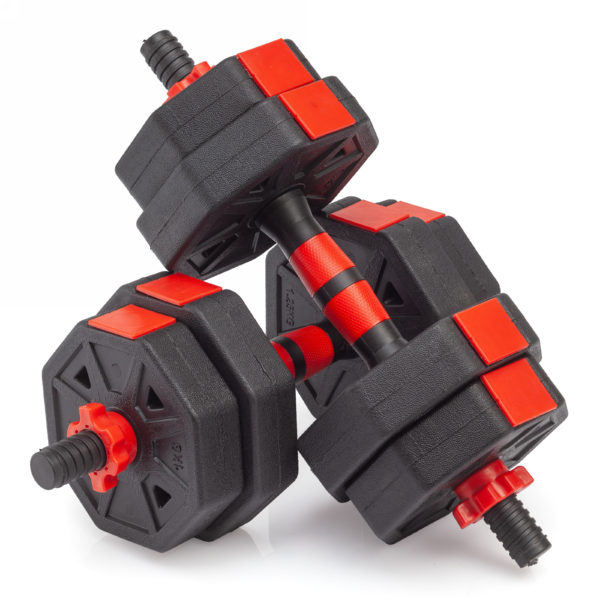 Гантели гексагональные с грифом VictoryFit VF-DН100 (10 кг, 2 шт. х 5 кг.)