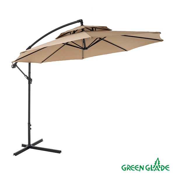 Зонт садовый Green Glade 8803 (светло-коричневый)