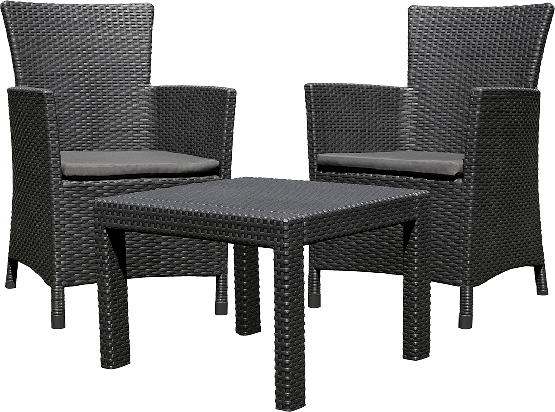 Комплект мебели Allibert Rosario balcony set (графит)
