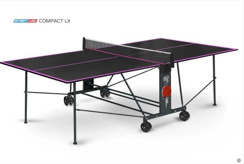 Стол теннисный Start Line Compact LX (Черный)