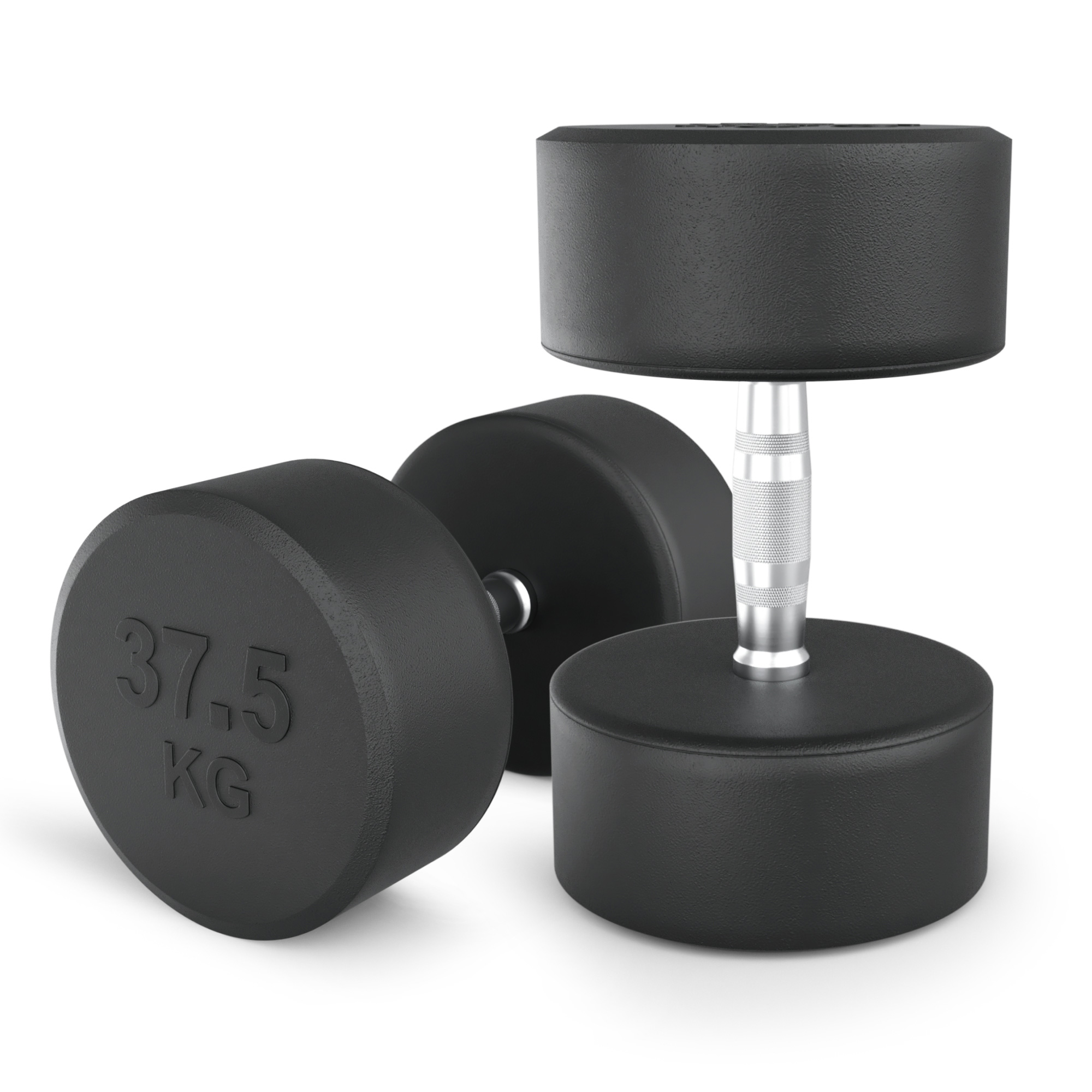 Гантели круглые обрезиненные UNIX Fit PRO (37.5 кг, 2 шт)