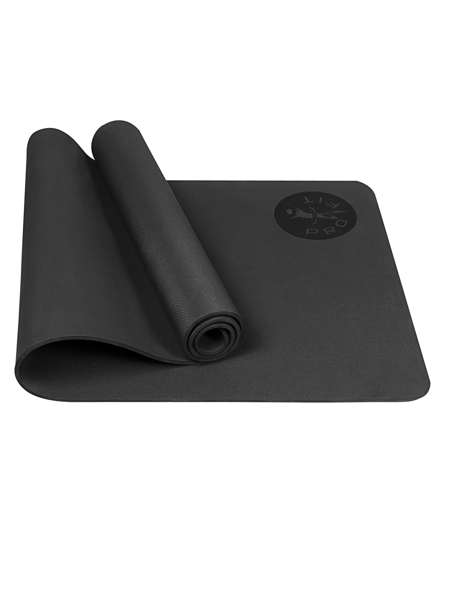  Коврик для йоги Profit MDK-030 179х61х6мм (черный)