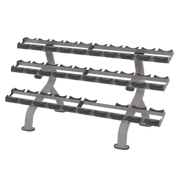 Стойка для гантелей Smith DR027 (3 полки)
