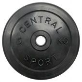 Диск обрезиненный Central Sport d26мм (5кг)