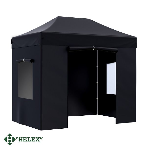 Тент-шатер быстросборный Helex 24322 3x2х3м полиэстер (черный)