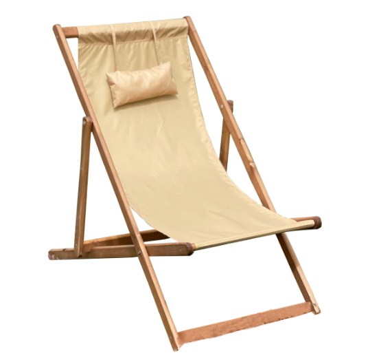 Кресло-шезлонг DYATEL сиденье из ткани сосна (цвет дуб)