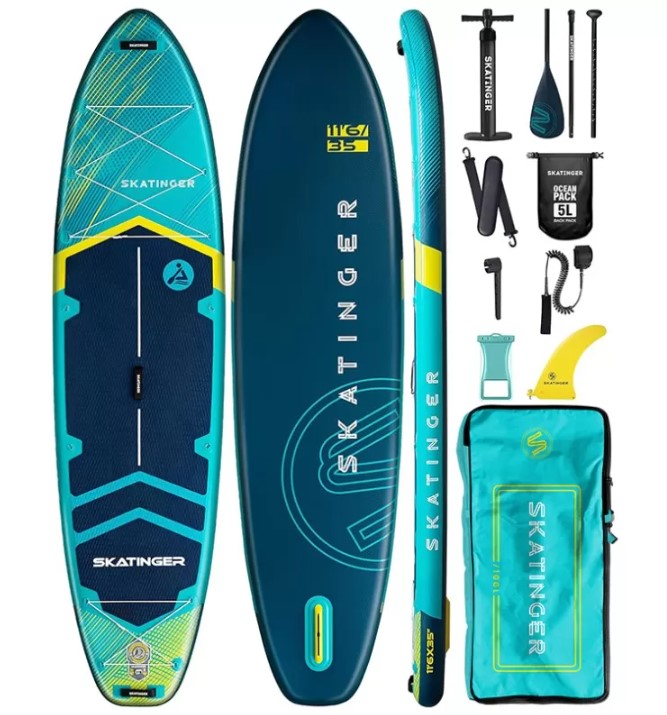 Сапборд Skatinger Prana Light Blue Base