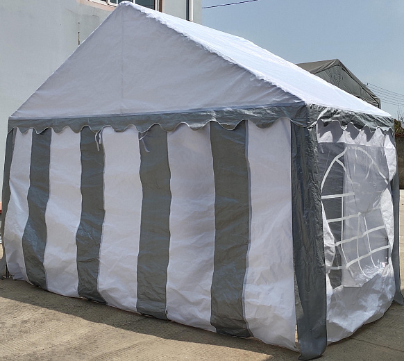 Торговая палатка Sundays Party 4x2 (белый-серый)