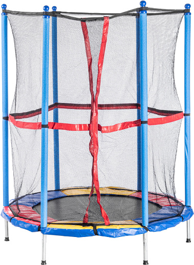 Батут Sundays Acrobat-D140 (с сеткой, разноцветный)