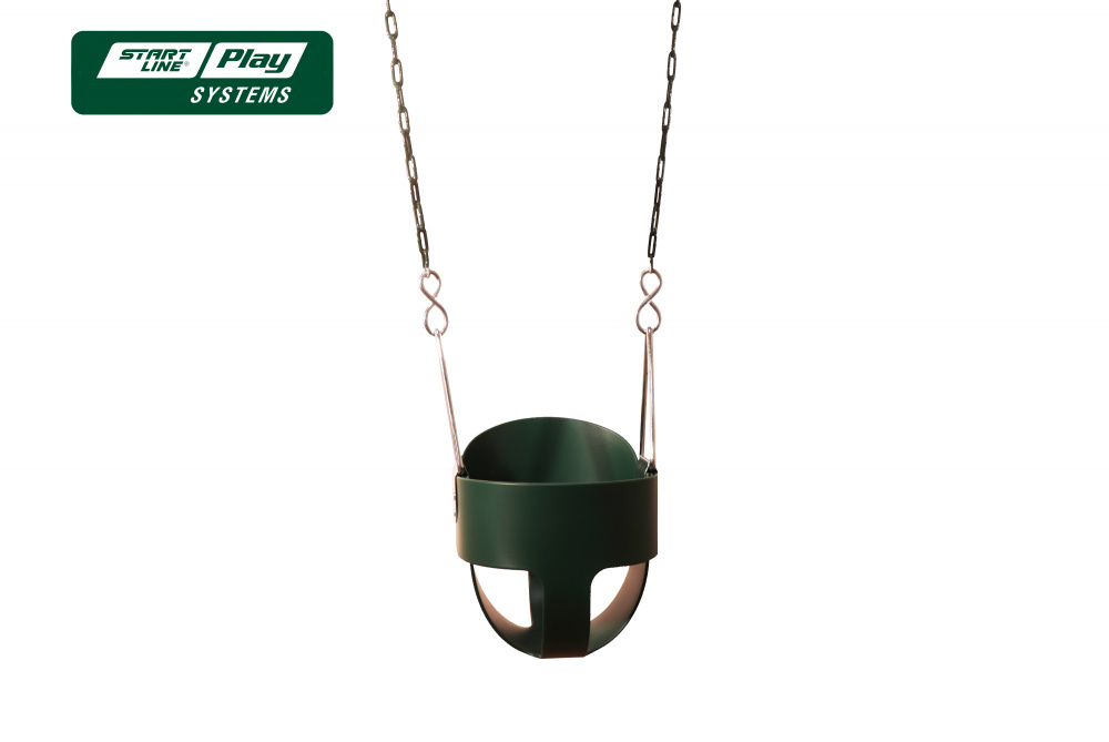 Пластиковое сиденье для качели с фиксацией Start Line Play (green)