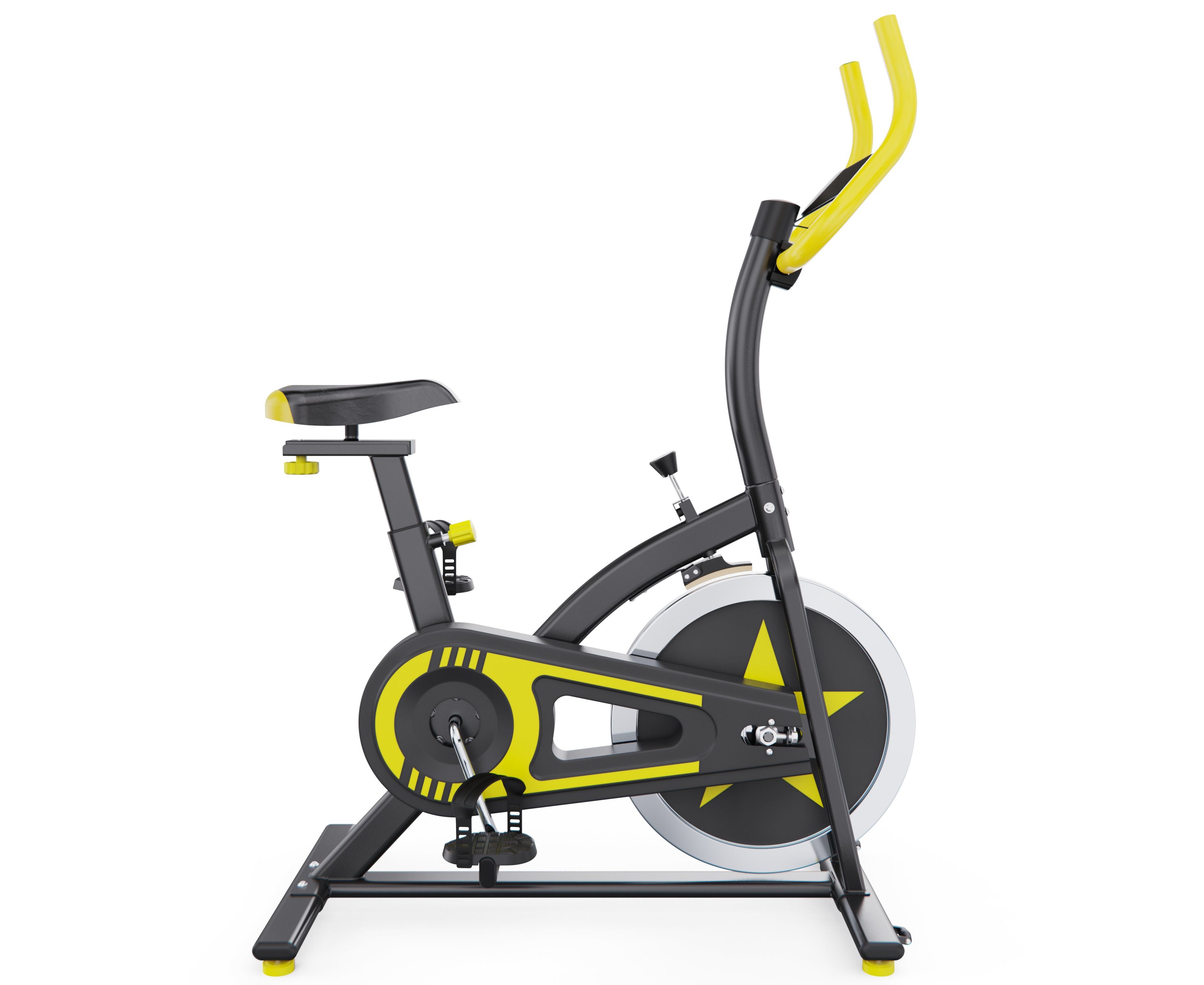 Спин-байк DFC WeR Sports YSP-BIK-109 (чёрно-жёлтый)