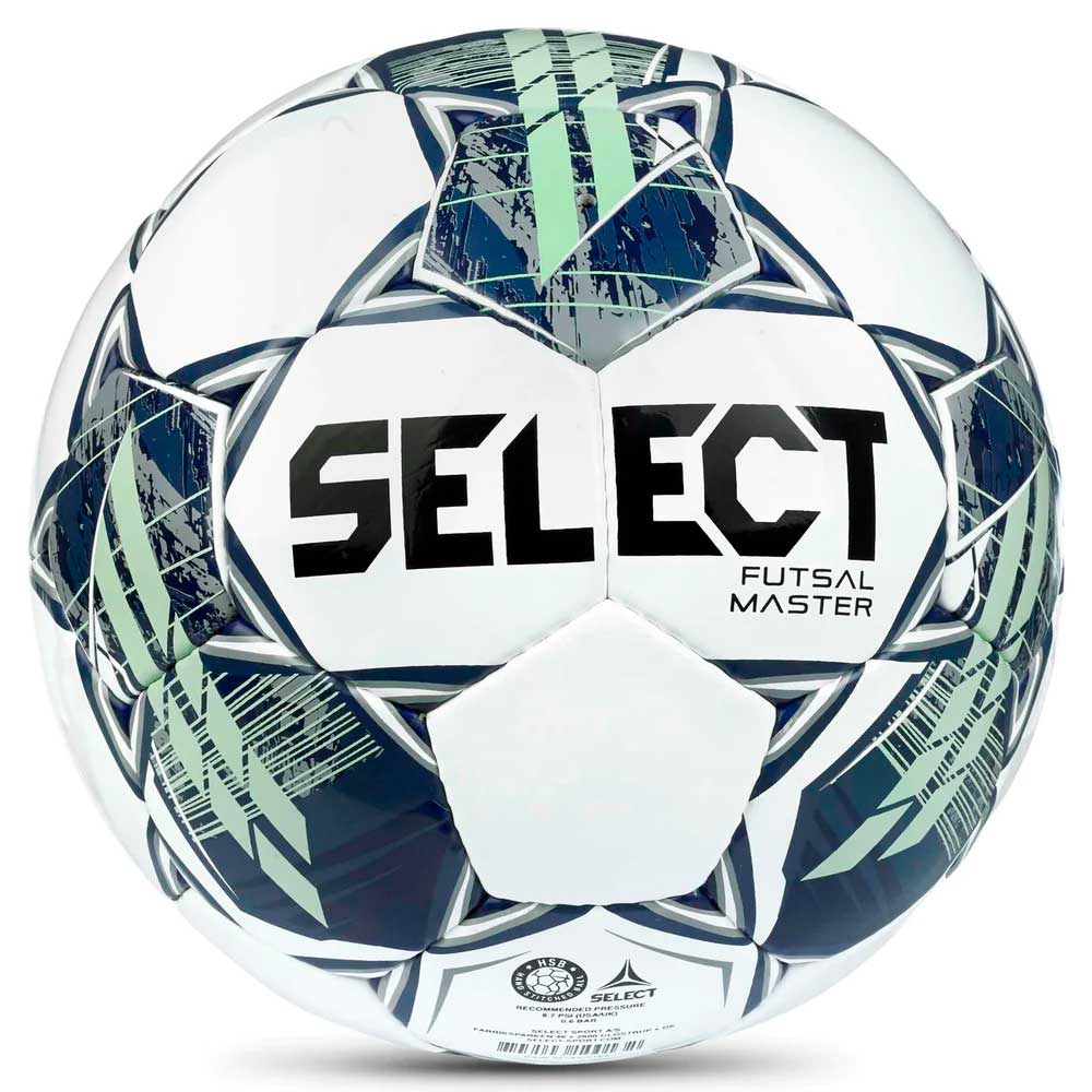 Мяч футзальный Select Futsal Master v22 №4 Бело-Зеленый