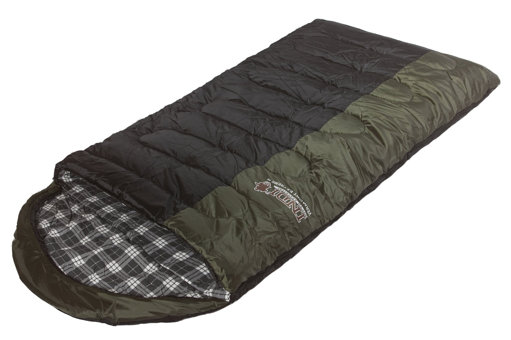 Спальный мешок INDI Vermont Extreme R-zip (черный)