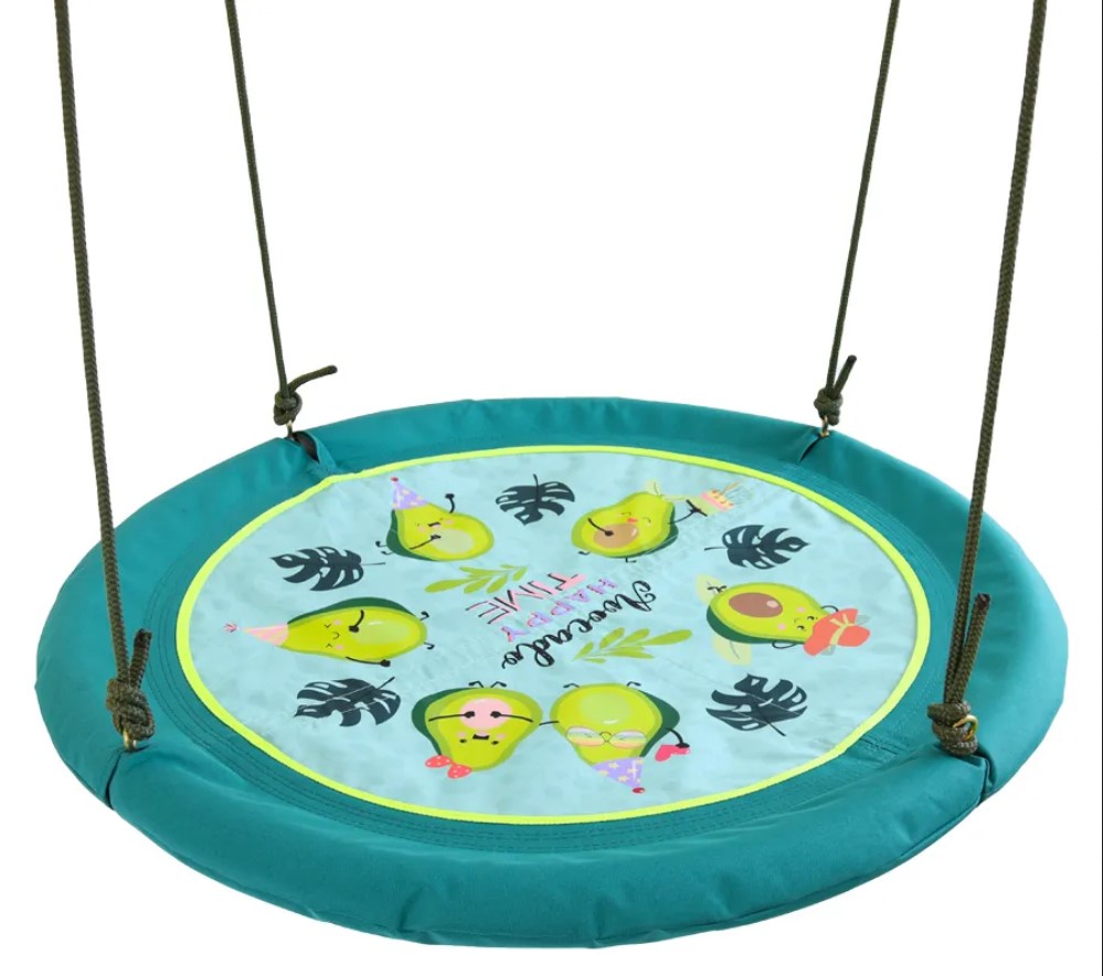Качели Central Line "Гнездо" Веселое авокадо