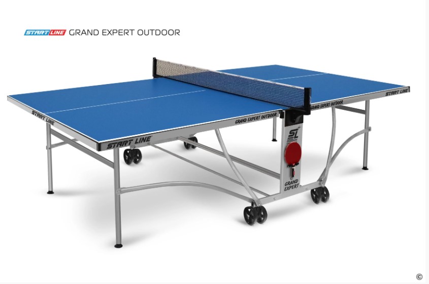 Стол теннисный Start Line GRAND EXPERT 6, Всепогодный (Синий)