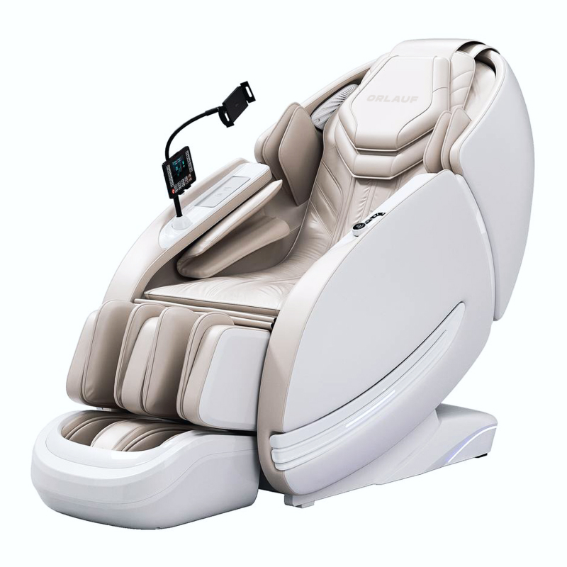 Массажное кресло Orlauf Elfen (бежево-белый)