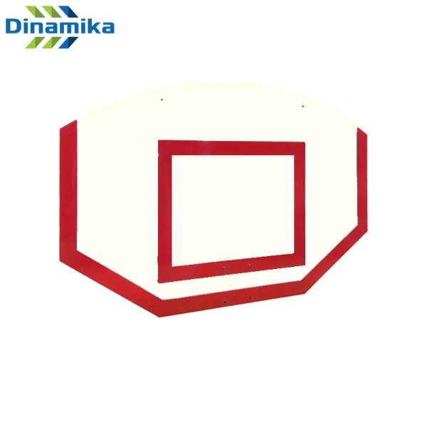 Стритбольный щит Dinamika ZSO-002109 фанера (красная разметка)