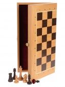 Шахматы складные Woodgames Дуб, 45мм с утяж. фиг.