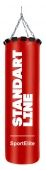 Мешок боксерский SportElite STANDART LINE 75см, d-26, 20кг, красный