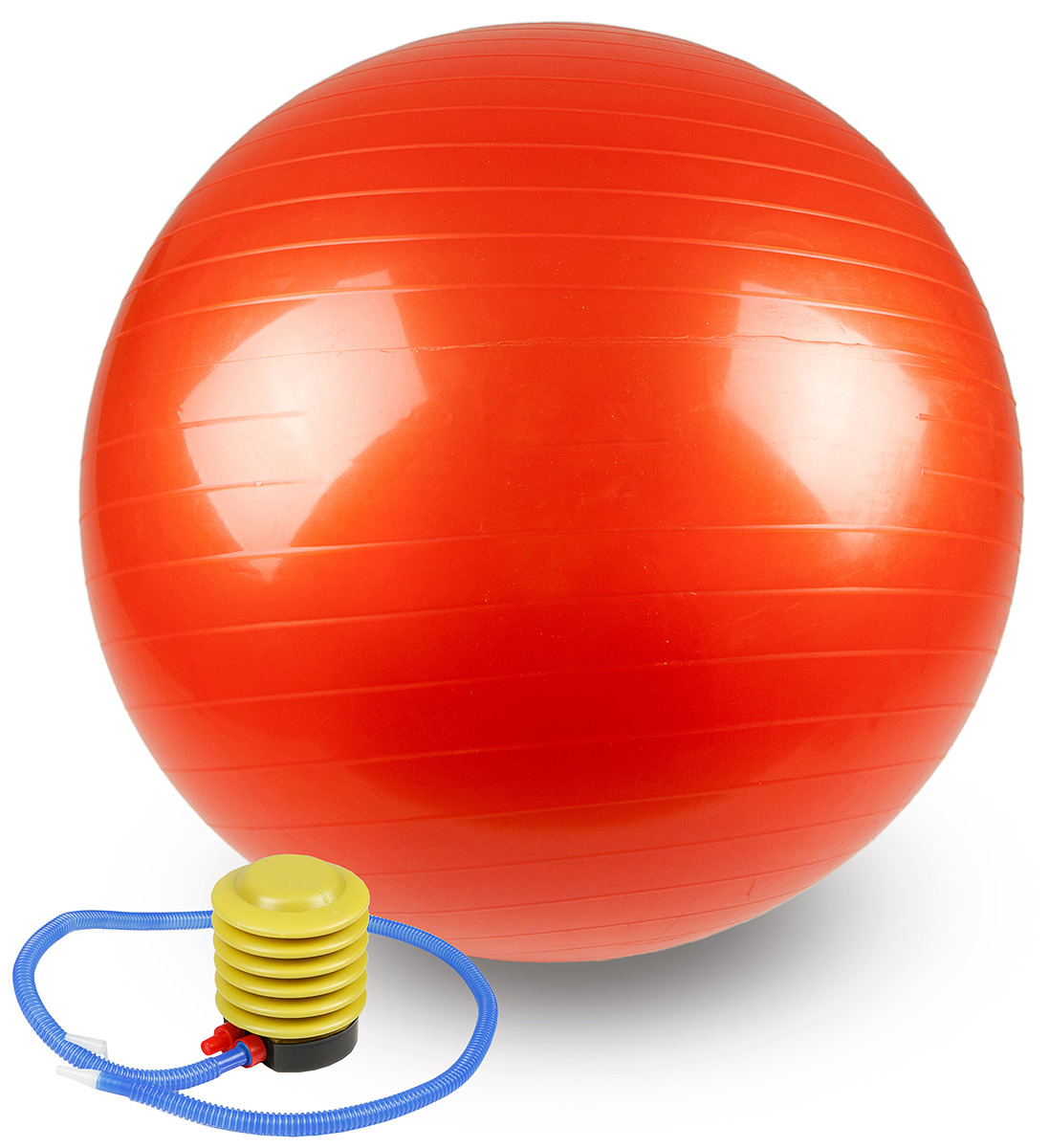 Мяч гимнастический фитбол Atlas Sport с насосом 65 см (оранж)