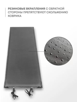 Самонадувающийся коврик RSP Velour 75 (серый)