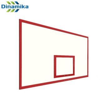 Баскетбольный щит Dinamika ZSO-002096, фанера (красная разметка)