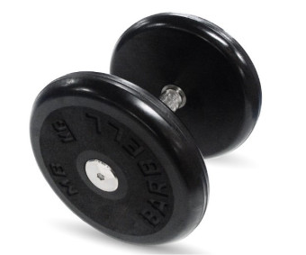 Гантель BARBELL "классик" (с вращающейся ручкой хром, 6 кг)