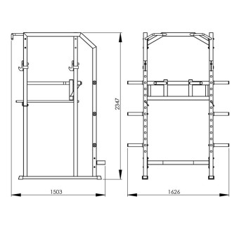 Силовая рама Central Sport Pro, AR017.3
