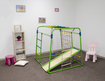 Детский спортивный комплекс Формула здоровья Start baby 1 Плюс (салатовый-радуга)