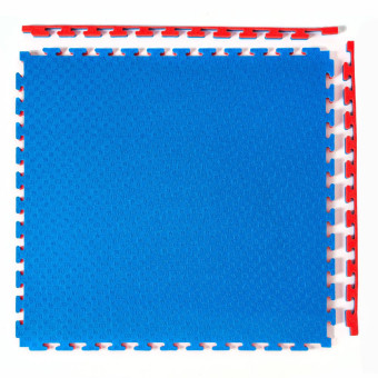 Будо-мат, 100 x 100 см, 25 мм (сине-красный)