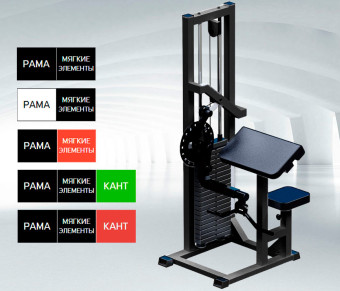 Бицепс-трицепс Central Sport Pro, AR050 (стек 75 кг)