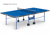 Стол теннисный Start Line Game Всепогодный с сеткой (Синий)
