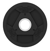 Диск олимпийский BRONZE GYM обрезиненный (2,5 кг)