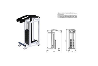 Голень-машина Central Sport Pro, AR022.1 (стек 100кг)