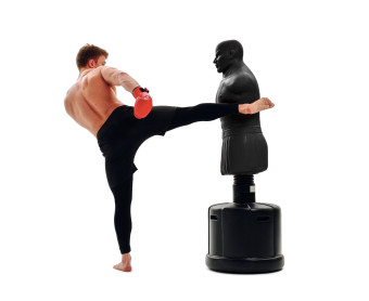Манекен DFC Boxing Punching Man-Heavy TLS-AB (черный)