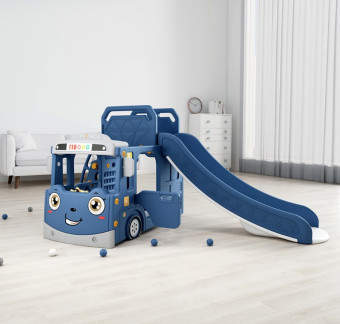 Горка + игровая зона Perfetto Sport Автомобиль PS-049-B (синий)