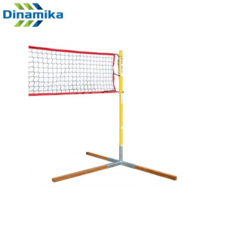 Стойки для пляжного волейбола со стаканами Dinamika ZSO-004119 (серый)