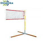 Стойки для пляжного волейбола со стаканами Dinamika ZSO-004119 (серый)