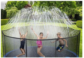 Батут PERFETTO SPORT ACTIVITY 8 (диаметр 2,4м синий)