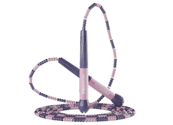 Скакалка PROIRON СС061 (мягкий бисер, розово-фиолетовая)