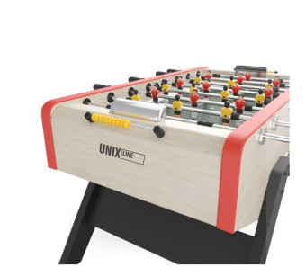 Игровой стол UNIX Line Футбол - Кикер (140х70см, светлое дерево)