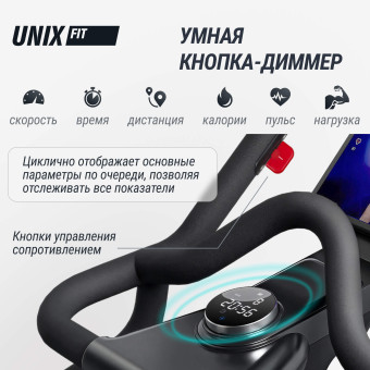 Велотренажер Спин-байк UNIX Fit SB-990 PRO (черный)