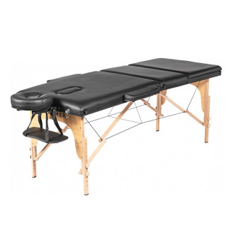 Массажный стол Calmer Bamboo Three 70 (черный)