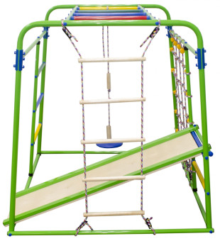 Детский спортивный комплекс Формула здоровья Start baby 1 Плюс (салатовый-радуга)