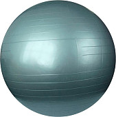Фитбол гладкий Sundays Fitness IR97402 (серебристый) + Насос ручной Sundays Fitness IR97410