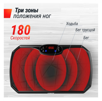 Виброплатформа UNIX Fit Edge 2D (черный)