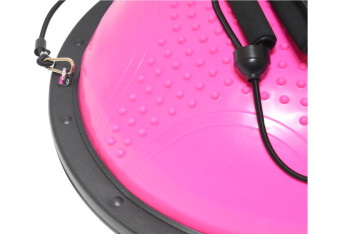 Балансировочная платформа CALVIANO Bosu Ball 58 см (розовый)